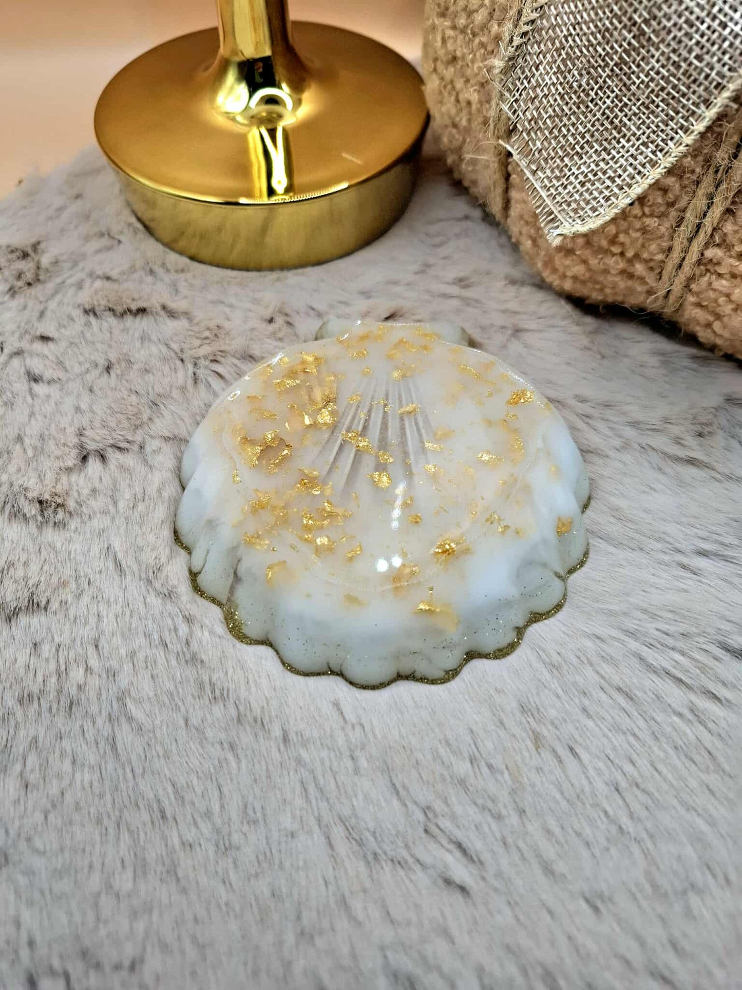 Coquillage en résine époxy