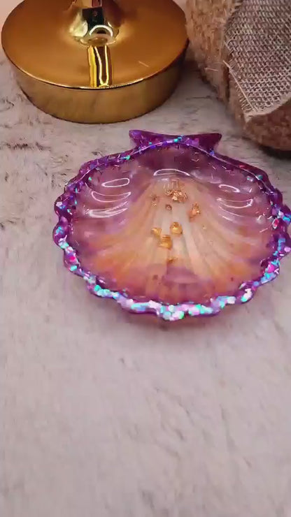 Coquillage en résine époxy